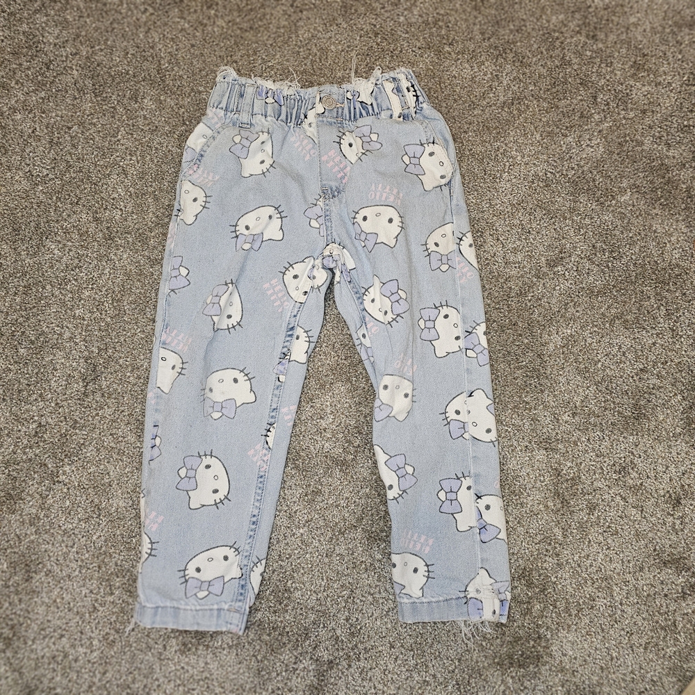 H&M Kids Hello Kitty Jeans Size 4T